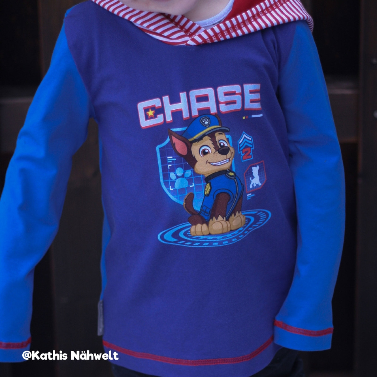 Jersey Panel Paw Patrol mit Chase, Marschall und Rubble
